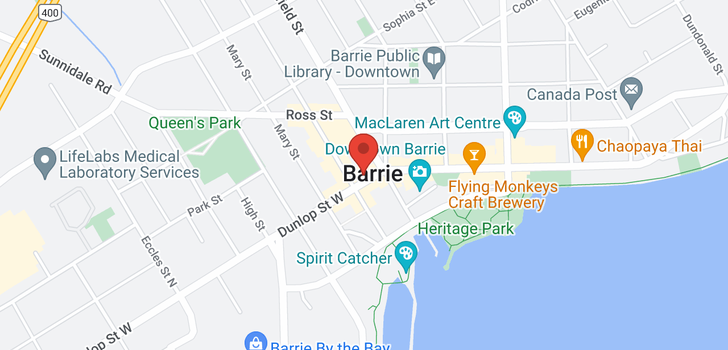 map of 24A DUNLOP ST W